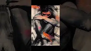 ABSTRACT WOMAN ART PRINT for SALE - MODERN WALL ART DECOR #shorts #art