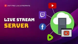 How to Live Stream Pre-Recorded Video on Multiple Platforms |  FREE 24/7 Streaming Server