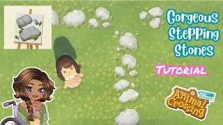 How to make Beautiful Stepping Stones in ACNH! 