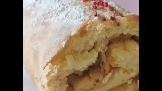Шарлотка рулет с яблоками и корицей в духовке рецепт