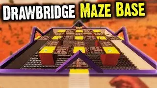 7 Days To Die - Drawbridge Maze Base Test Vs Day 17 Blood Moon