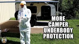 Camper Underbody Protection with Rust-Oleum Marine Topside Paint