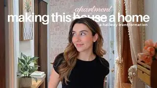 finally decorating my tiny nyc entryway ✨ a hallway transformation