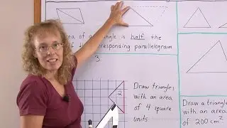 How to find the area of triangles - and what the formula is based on