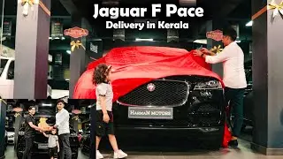 Jaguar F pace Delivery in kerala | Jaguar | Black Beauty | Delivering Happiness | SUV | #kerala #suv