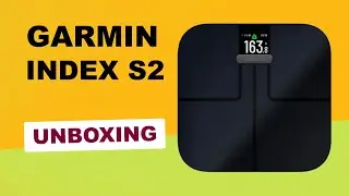Garmin Index S2 Smart Scale Black Unboxing HD (010-02294-12)