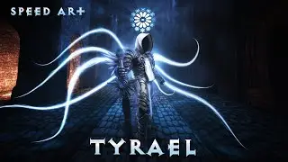 From cosplay to Artwork | Tyael from Diablo 3 | Matte Painting