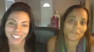 Ali & Linda playin on the webcam!!