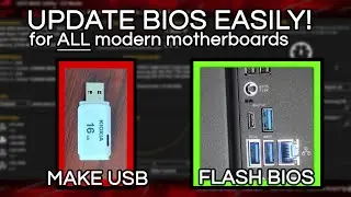 How to update BIOS using BIOS flashback EASILY! (works on any motherboard)