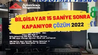 Computer Shuts Down After 15 Seconds (USB Device Over Current Status Detected Error Solution 2022)
