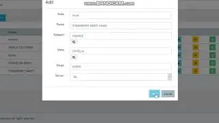 Contoh Aplikasi ERP - Menambah Material (Sastrakom Indonesia)