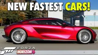 NEW Top 10 FASTEST Cars in Forza Horizon 6!