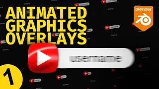 Blender for Lower Thirds and Graphics Overlays Tutorial 1/3