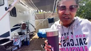 Living in a RV full time || I can see clearly now, the rain is gone! 🚐💨🌤️🌈