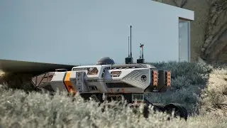 a house on mars - Unreal Engine 5