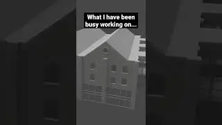 3D model WIP for a virtual campus experience prototype (Passion Project)
