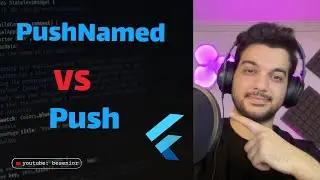 difference between Push and PushNamed in Flutter - Flutter With Besenior