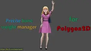Precise Bone Weights Manager for Polygon2d in Godot 4x