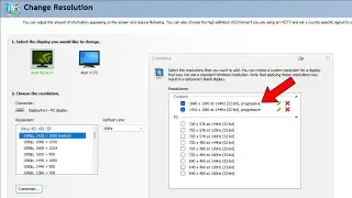 How To Create A Custom Resolution NVIDIA Control Panel