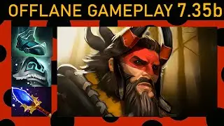 ✨Beastmaster 81% Kill participation! Offlane Gameplay 7.35b - Dota 2 Top MMR