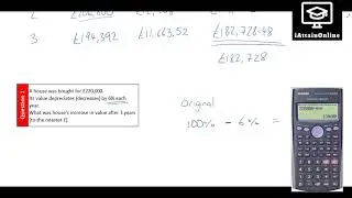 Compound Interest and Depreciation (Grade 4/5) (PART TWO)