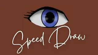 (Old art) Anime-Style Eye—Speed Draw