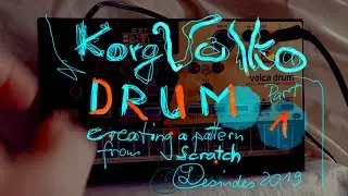 KORG VOLCA DRUM // CREATING PATTERN FROM SCRATCH // 1