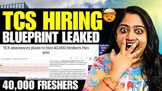 TCS BluePrint Leaked🤯Get HIRED at TCS with this One sheet🔥