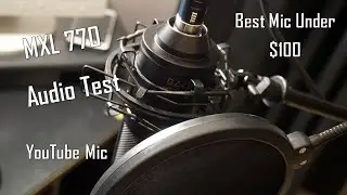 Best Mic For YouTube & Under $100? MXL 770 Audio Test