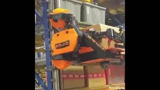 Autonomous warehouse robotic fleet, SqUID, powered by AI