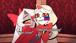 Charlie and Vaggie being best girlfriends for 12 minutes gay ✨