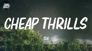 Cheap Thrills - Sia (Lyric Video)