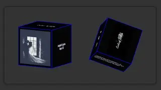 3D Cube Animation using HTML , CSS and query || with Profile