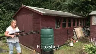 Hall's Rainsaver Gutter Kit for Sheds Installation