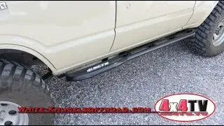 4x4TV Product Review - White Knuckle OffRoad Sliders Install on Toyota FJ600 Land Cruiser