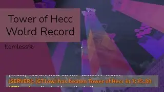 Tower of Hecc WOLRD RECORD (itemless) (very legit) (please)