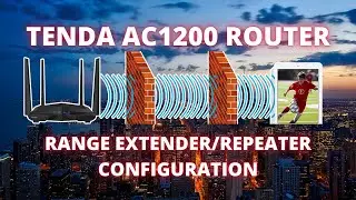 TENDA AC1200 Router Range Extender/Repeater Set-up and Configuration | Boost WIFI Signal Strength