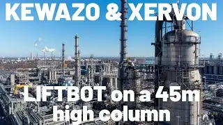 Xervon & KEWAZO: LIFTBOT on a 45m high column