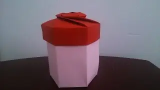 Hexagon Gift Box Origami - Tutorial - part 01