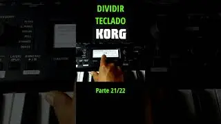 Dividir Teclado Korg - P21 #piano #korg #tecladistas #musicos #keyboard #musica