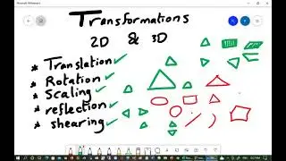32 - A Complete Course in Computer Graphics - Transformations Excel and OpenGL - بالعربي