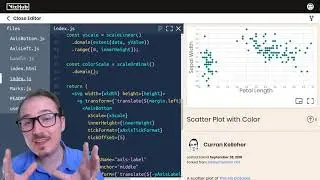 Datavis 2020 Episode 33 - Scatter Plot with Color