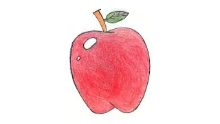 How to Draw a Realistic Apple New Drawing Popular Video 2025