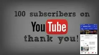 THANK YOU FOR 100 SUBSCRIBER THANK YOU GUYS