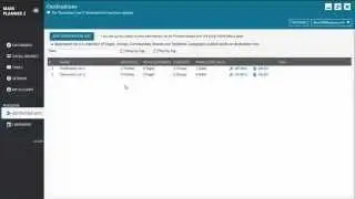 8.  Creating a destination list in Mass Planner 2