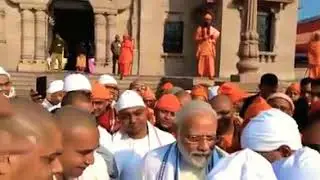 PM Narendra Modi at Belur Math