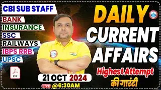 Daily Current Affairs | 21 October Current Affairs | The Hindu News Paper Analysis By Piyush Sir