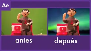 DELETE / REMOVE BACKGROUND TO A VIDEO in After Effects CC 2016 (Green Screen / Chroma)