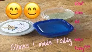 What slime did I make today?? Crunchy????? Soft Serve????? Fluffy??? Giggly???? Read description box