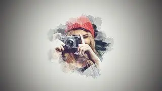Photoshop Tutorial  Brush Effect Portrait Brush   Photo Manipulation   Photoshop CC